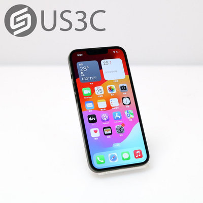 【US3C-桃園春日店】【一元起標】公司貨 Apple iPhone 13 128G 綠 臉部辨識 A15 仿生晶片 二手手機