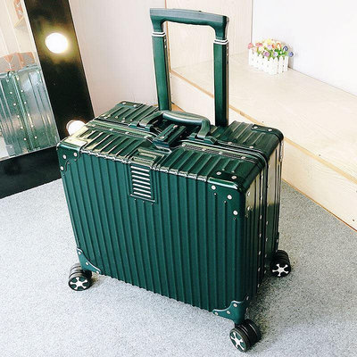 登機箱18寸拉桿箱行李箱 小密碼箱 旅行箱包皮箱子