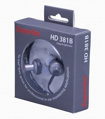 『放輕鬆樂器』 全館免運費 HD381B Superlux 耳道式耳機 3組不同特色