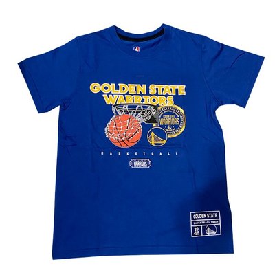 美版正品NBA 聯名款 勇士 Stephen Curry 史蒂芬·柯瑞 兒童青少年 勇士短袖 透氣棉質T恤