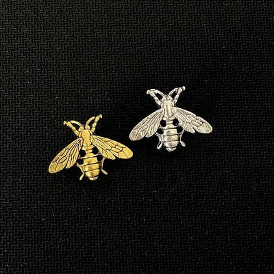 復古蒼蠅蜜蜂動物昆蟲類金屬胸針西服胸花襯衫領針
