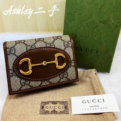 【日本二手】GUCCI 古馳 621887 Gucci 馬銜扣1955系列卡包 錢包 錢夾 皮夾 短夾