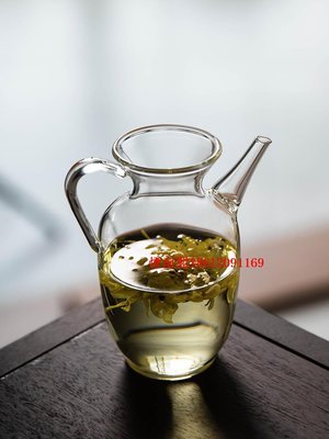 特賣-茶杯仿宋玻璃茶水分離公道杯帶茶濾高檔大容量加厚耐熱分茶杯日式茶具