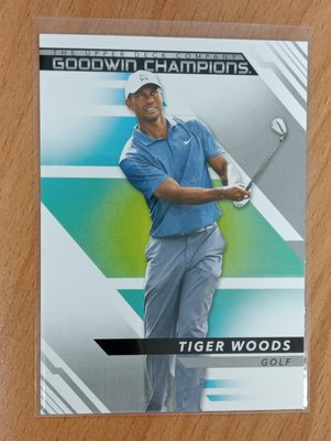 Tiger Woods 2022 UD Goodwin Champions 漂亮明星卡