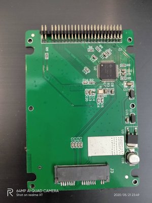 Micro sata 1.8吋 ssd 轉 2.5吋 IDE PATA 44pin 轉接板