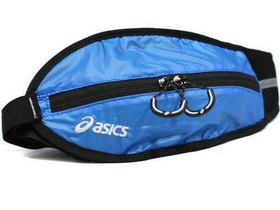 鞋大王asics EBT150-4790 寶藍色子母袋設計側背小包