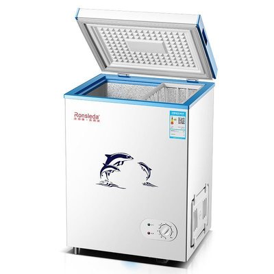 熱銷 海爾促銷家用小型冰柜冷柜冷藏冷凍柜臥式節能冰箱靜音無霜通用