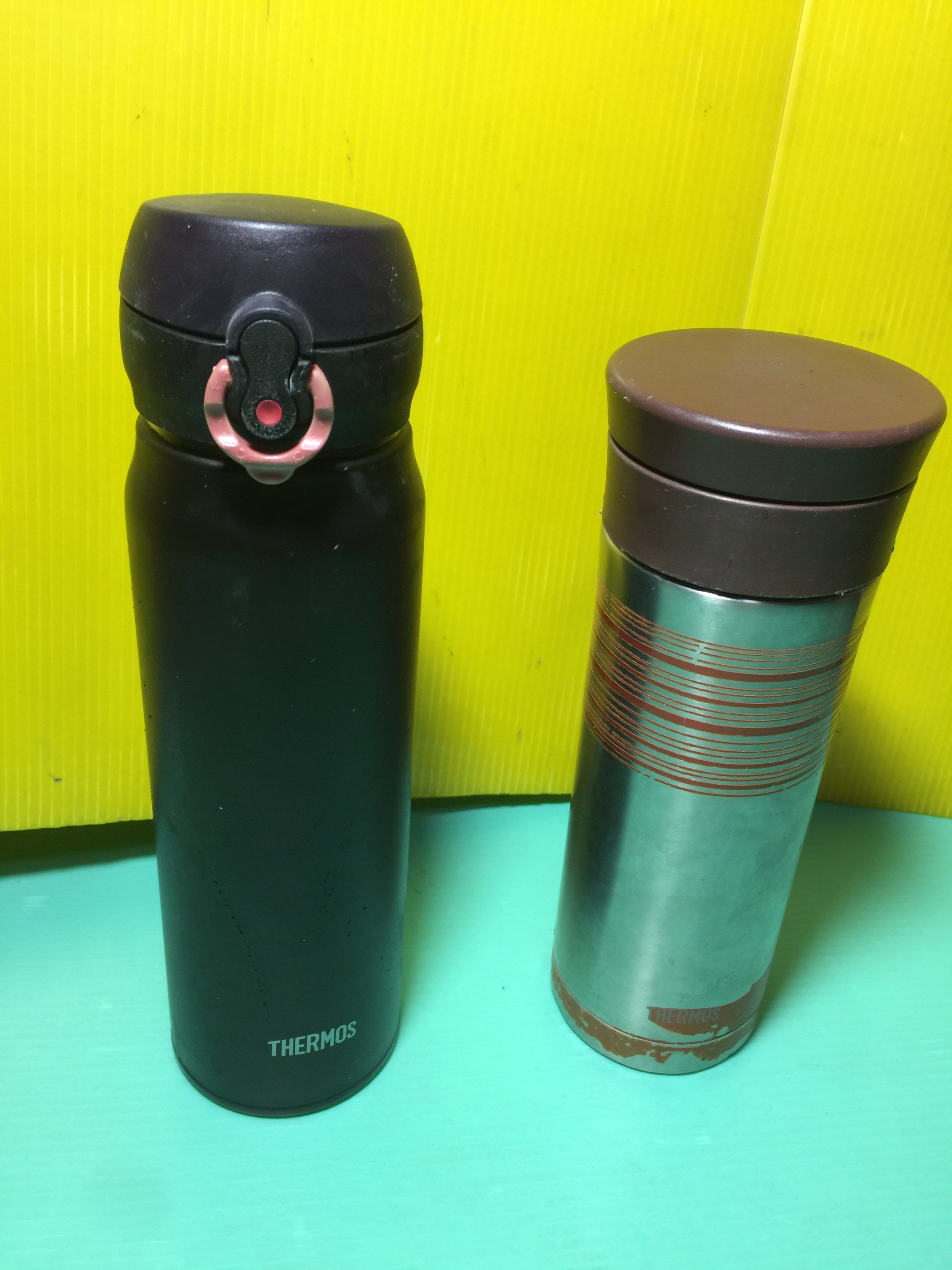 Thermos 膳魔師 不銹鋼真空保溫杯 保溫瓶 Jnl 602 Mtbk 極輕量 黑色 保溫保冷 9 成新 Yahoo奇摩拍賣