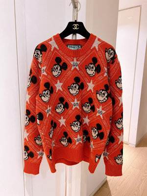 Gucci迪士尼聯名米奇毛衣 XS碼 古馳古奇限量款米老鼠套