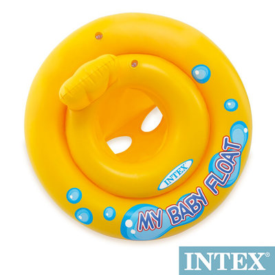INTEX 0-3歲嬰兒座圈泳圈 新生幼兒寶寶趴圈 嬰兒坐圈 腋下圈 趴圈 水上必備59574【SV61108】BO雜貨