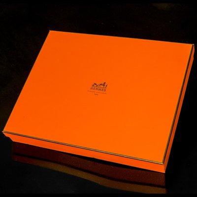 法國奢侈品牌Hermès愛馬仕經典橘色盒子 法國製 大