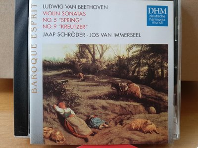 Schroder,Immerseel,Beethoven-V.s No.5"Spring",No.9"Kreutzer",許洛德小提琴，伊莫席爾鋼琴，貝多芬cd