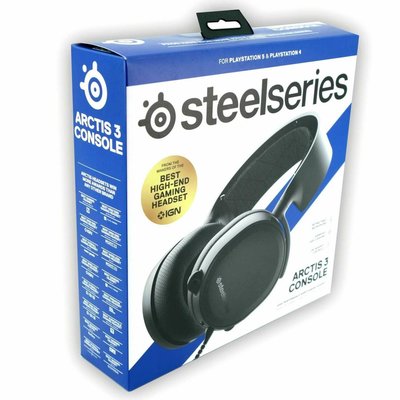 PS5周邊 SteelSeries 賽睿 ARCTIS 3 CONSOLE 有線電競耳機 麥克風 黑色【板橋魔力】
