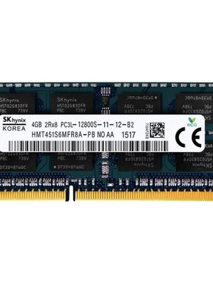 海力士DDR3 4G 8G筆電DDR3L記憶體條PC3 12800標壓 低壓1333 1600