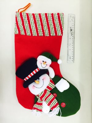 高質感超大立體聖誕襪 麋鹿 聖誕 舞會 禮物 聖誕樹  吊飾 裝飾 雪人