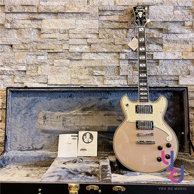 【絕美逸品】分期免運 贈硬盒/千元配件 D'Angelico Deluxe Brighton 電吉他 沙漠金色 公司貨