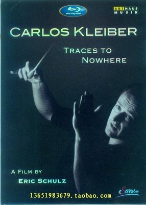 音樂居士新店#Carlos Kleiber Traces to Nowhere 克萊伯 無處痕跡 中文字幕 D9 DVD