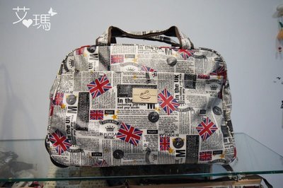 uma hana 防水包 行李箱 O07 英國國旗 艾瑪防水布包  防水行李袋 拉桿旅行袋