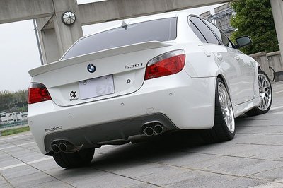 【樂駒】3D Design BMW E60 E61 後下巴 後下擾流 碳纖維 carbon 雙邊雙出 日本 改裝 大廠
