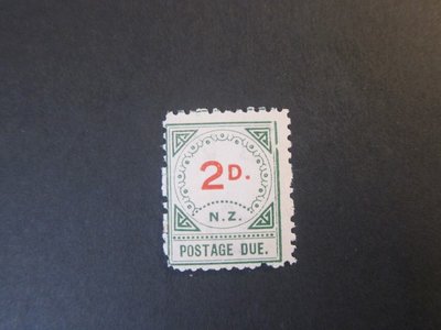 【雲品一】紐西蘭New Zealand 1899 2d Postage due Sc J3 MNH 庫號#BF505 66556