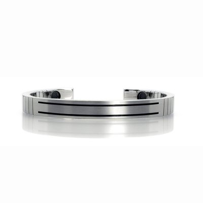 簡約時尚 美國製造 Q-Link SRT-3白鋼手環【女款】