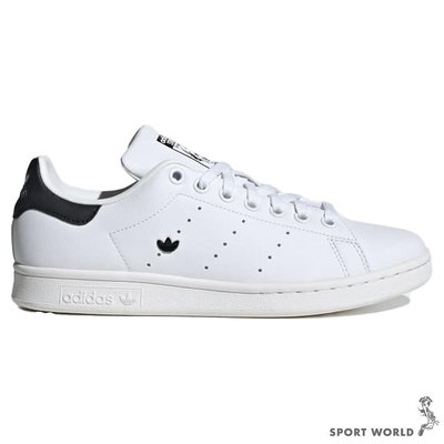 【下殺】Adidas 女鞋 休閒鞋 皮革 STAN SMITH 白黑【運動世界】IE0459