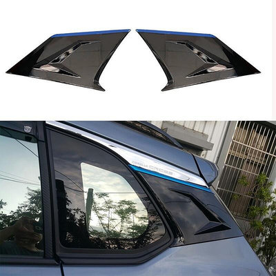 Toyota corolla cross 後窗面板裝飾  COROLLA CROSS專用 後窗面板ABS材質外飾裝飾-優品