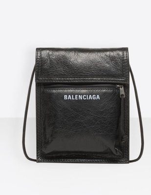 [Ohya精品代購] 2019 全新代購 Balenciaga Explorer Pouch Strap 小羊皮 斜背包