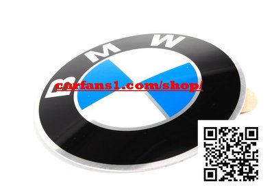 ㊣祥好汽車零件㊣ BMW 寶馬 輪胎蓋中心貼紙 64.5MM