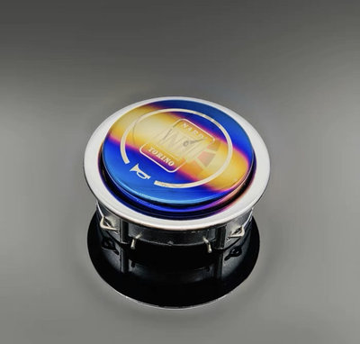 ND NARDI 泰式風格烤藍色新色系喇叭按鈕改裝方向盤專用按鈕