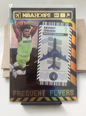 21-22 Hoops - Frequent Flyers Holo   #7 - Anthony Edwards