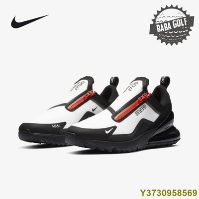 高爾夫球鞋 透氣運動鞋 Nike耐吉AirMax270 G SHIELD男士高爾夫球鞋防水舒適氣墊無釘鞋 frYH-MIKI精品