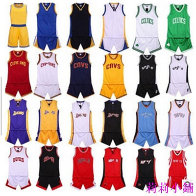 現貨NBA騎士湖人公牛熱火凱爾特人籃球服 大人兒童球衣 隊服套裝 可印號 NBA球衣 籃球服 可開發票