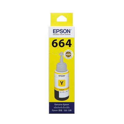 【KS-3C】含稅EPSON T664400 原廠盒裝黃色墨水 連續填充供墨 L355.L435.L1455