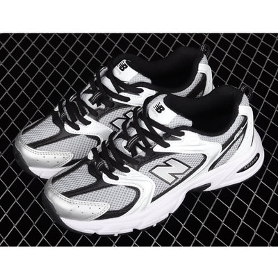 New Balance NB530系列復古休閒慢跑鞋 男女鞋 白/黑色