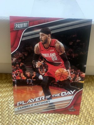 2020-21 PANINI NBA PLAYER OF THE DAY  CARMELO ANTHONY