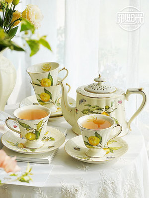 廠家出貨咖啡杯碟英式精致下午茶具套裝陶瓷花茶壺輕奢歐式咖啡茶具禮盒裝