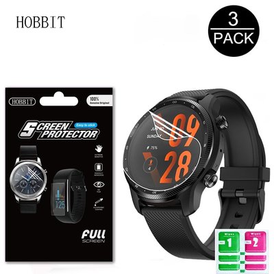 適用於 Ticwatch E3 Pro 3 蜂窩 / TEL Ultra GPS 智能手錶軟 TPU 水凝膠保護膜的 3
