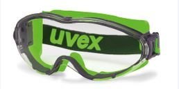 德國uvex9302.237(綠色) 頭帶耳掛二用式抗化學防塵防霧護目鏡(防霧、抗刮、耐化學)