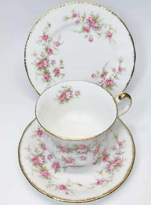 ～兩件組～Paragon Victoriana Rose 下午茶 茶碟+點心碟