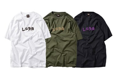 { POISON } LESS LESS AND DESTROY TEE 貓爪老式滑板風格字樣