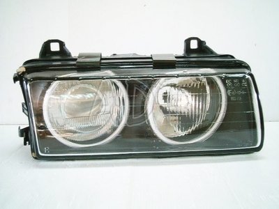 ~~ADT.車燈.車材~~BMW E36 2D/3D/4D LED 光圈 魚眼 玻璃窗大燈組