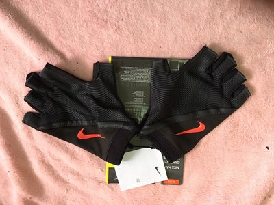 NIKE男用動態訓練手套 按標籤價近6折 售590元 健身 重訓 自行車 保護手掌 XL AC3485-053