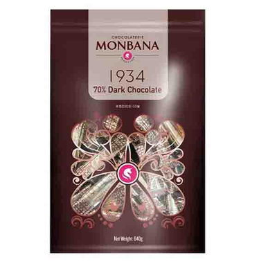 [COSCO代購] W132984 Monbana 1934 70%迦納黑巧克力條 640公克  三組