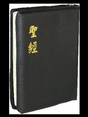 【中文聖經和合本】CU97AZ 和合本 神版 大型 大字版聖經 黑皮拉鍊金邊