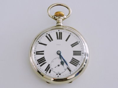 1930S 典藏 OMEGA 歐米茄 經典琺瑯瓷面古董機械懷錶