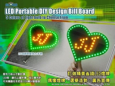 《LED燈牌DIY客製化(電池版)》偶像看板、追星板、廣告招牌、演唱會、求婚板、手舉牌
