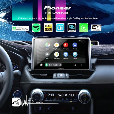 M1P 先鋒 Pioneer DMH-ZS9350BT 9吋觸控螢幕主機 CarPlay TOYOTA車款專用