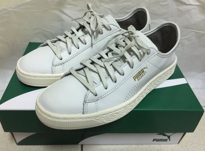 【全新】PUMA Basket Classic Soft 休閒鞋 米白色White-Whisper 舒適(23cm)