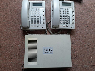 (台中手機GO) 萬國總機系統FX-30  FX-60 搭DT-8850D-6A顯示型話機